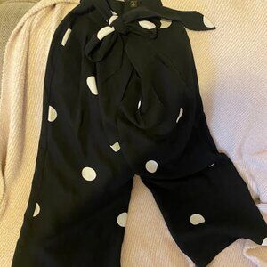 High-waist Cropped Flare Pants